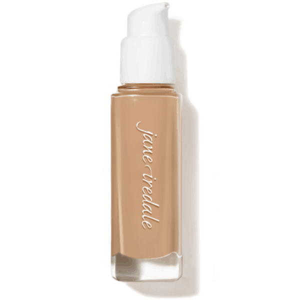 Light background featuring new skintuition jane iredale foundation.